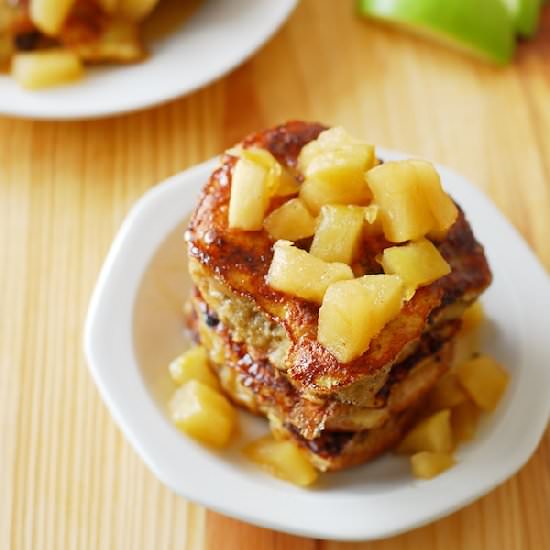 Hot Cross Bun French Toast