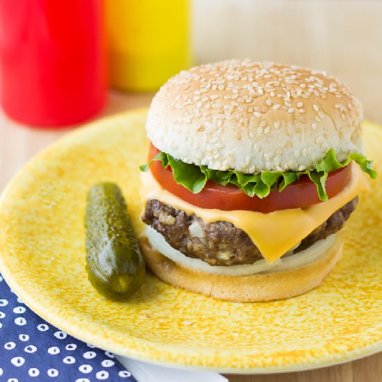 Broiled Dijon Burger