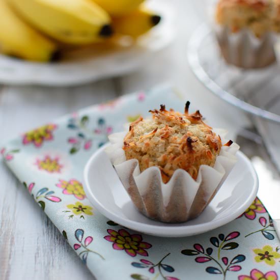 Coconut Banana Muffins