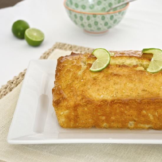 Key Lime Coconut Tea Bread