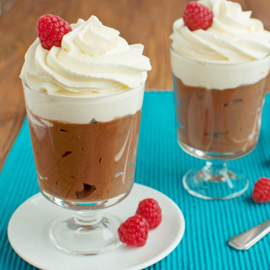 3 Ingredient Chocolate Mousse