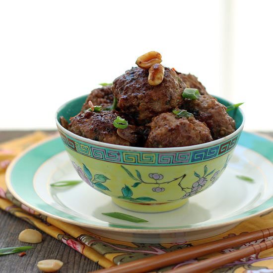 Kung Pao Meatballs