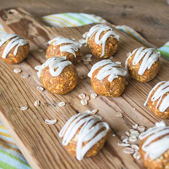 Raw Carrot Cake Bites