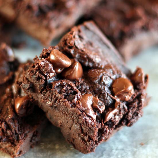 Flourless Black Bean Brownies