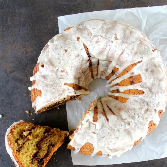 Cinnamon Walnut Coffee Cake