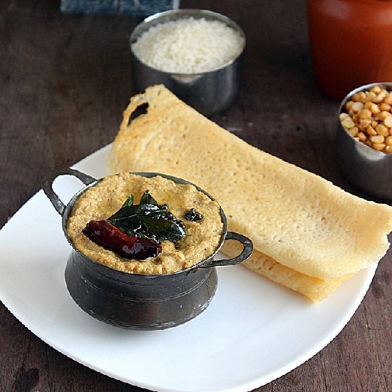 Chilka Roti and Chana Dal Chutney