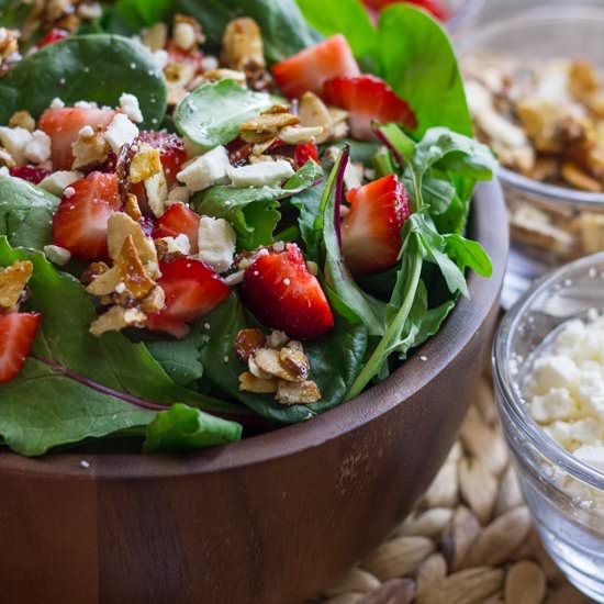 Strawberry and Spinach Salad