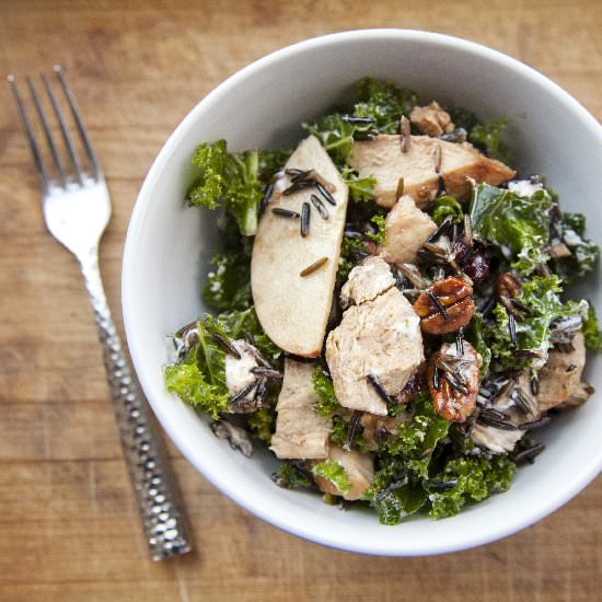 Wild Rice & Kale Salad