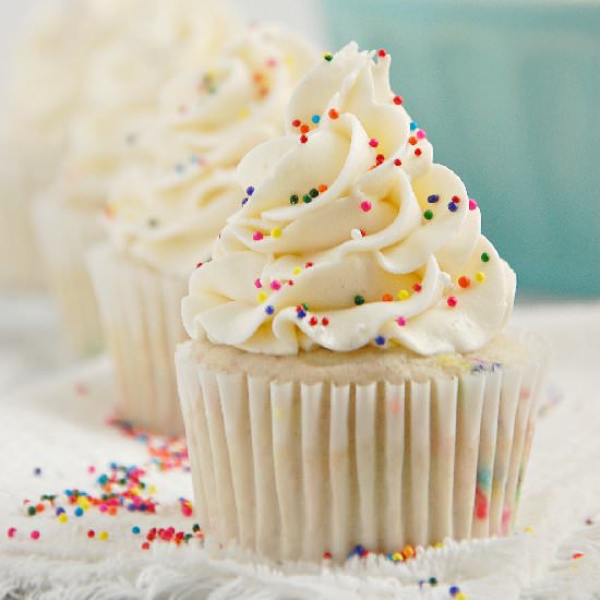 Funfetti Birthday Cake Cupcakes