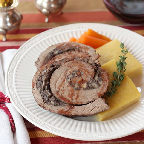 Beef Wellington Braciole