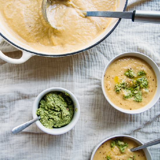 Leek and Caraway Soup