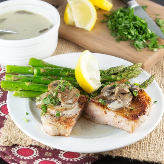 Pan Seared Pork Chops