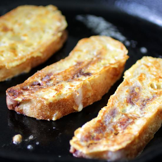 Roasted Strawberry French Toast