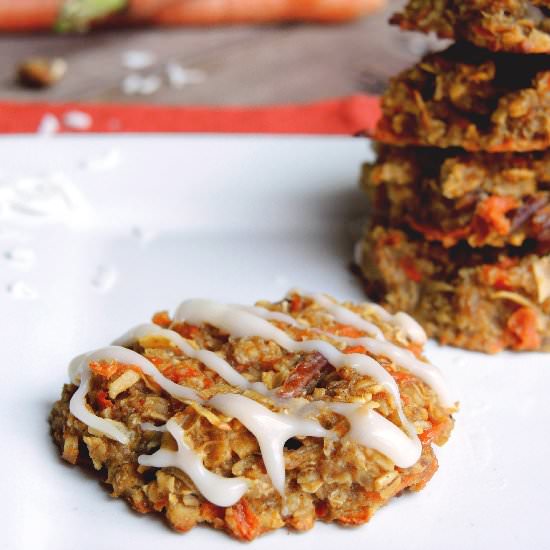 Flourless Carrot Cake Cookies