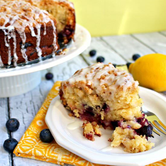 Lemon Blueberry Coffee Cake