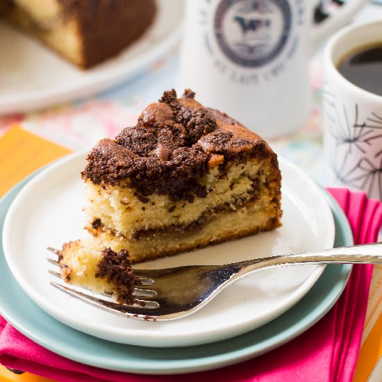Chocolate Pecan Coffee Cake