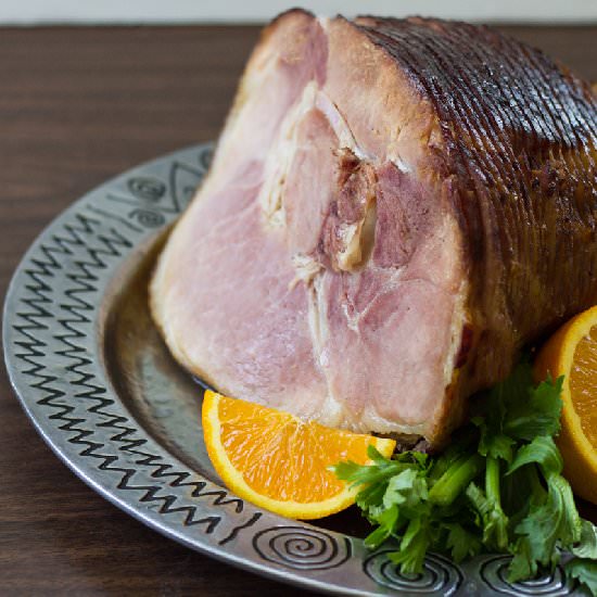 Orange Mango Baked Ham