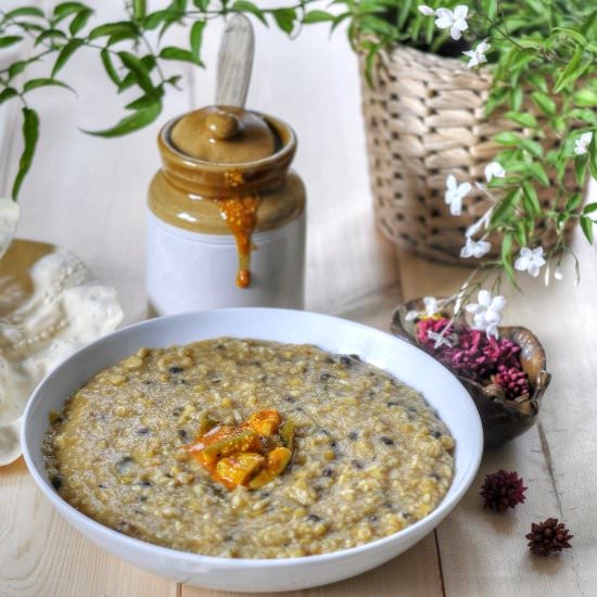 One pot rice & lentil dish