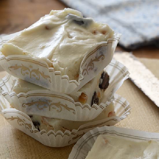 Deluxe Cake Batter Fudge