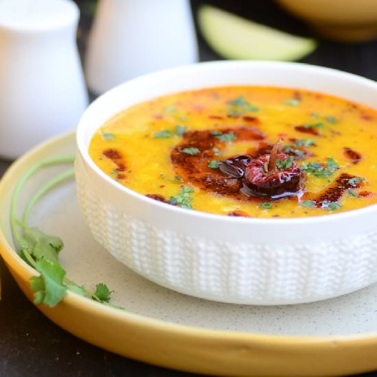 Lentils with raw mango