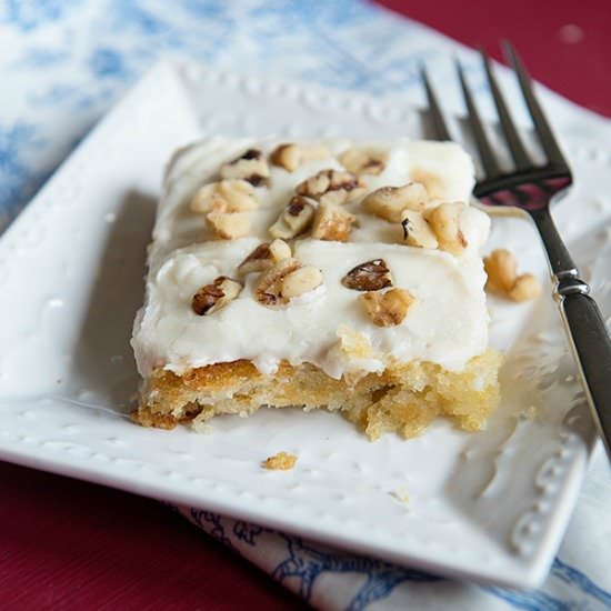 Vanilla Texas Sheet Cake
