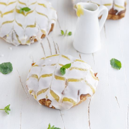 Citrus and Marzipan tarts