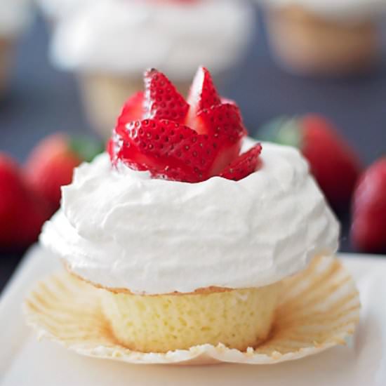 Strawberry Shortcake Cupcakes
