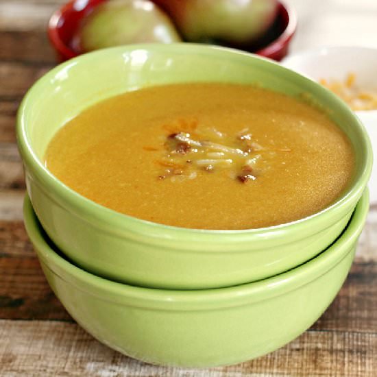 Apple & Cheese Soup
