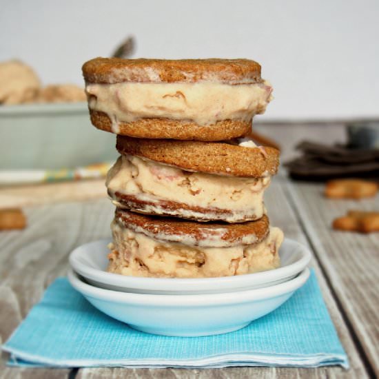 Puppy Ice Cream Sandwiches