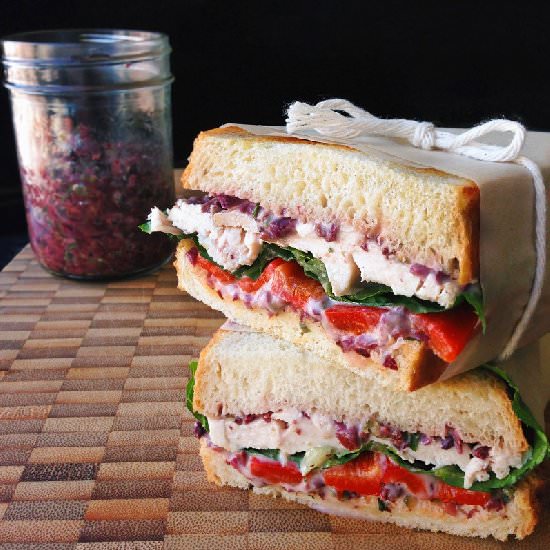 Chicken and Roasted Pepper Sandwich