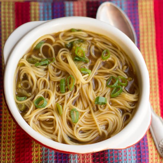 Quick & Easy Chinese Noodle Soup