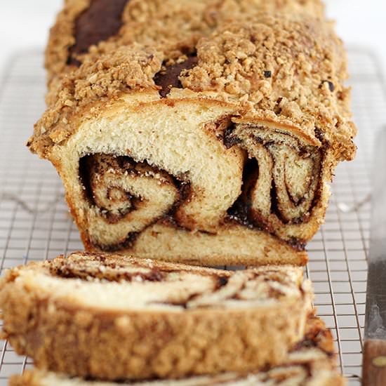 Nutella Swirled Babka