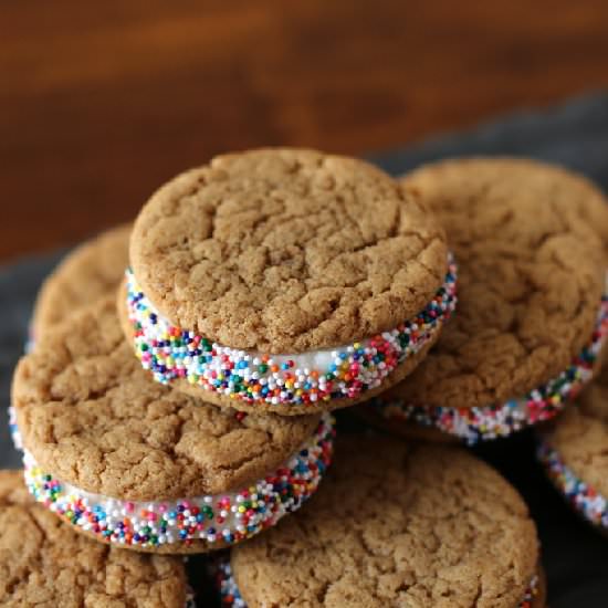 Peanut Butter Cookie Sandwiches