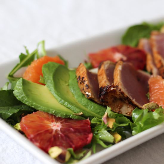 Sriracha Tuna and Avocado Salad