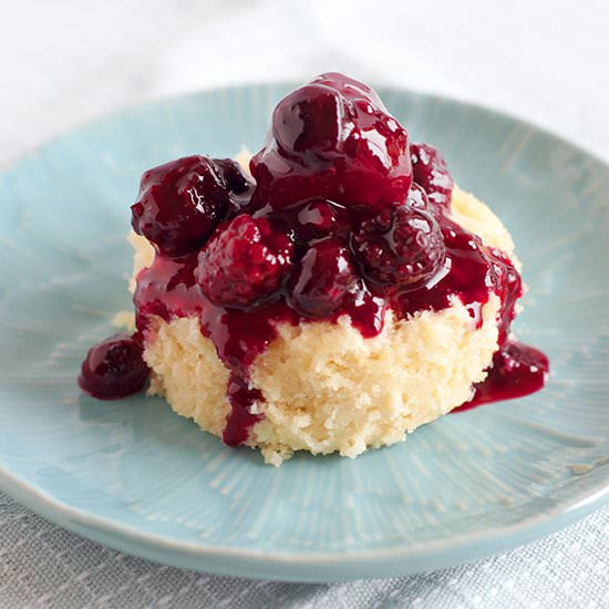 Microwave shortcake