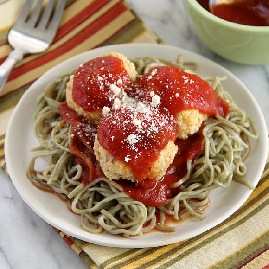 Garlic Chicken Meatballs