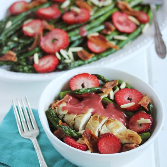 Strawberry Asparagus Salad