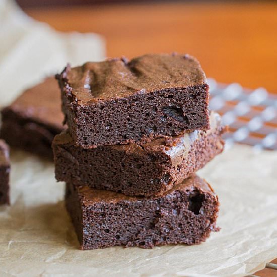 Flourless Fudgy Brownies