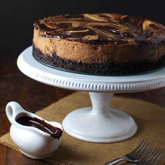 Cappuccino Marble Cheesecake with F
