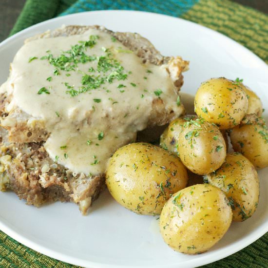 Crockpot Creamy Meatloaf