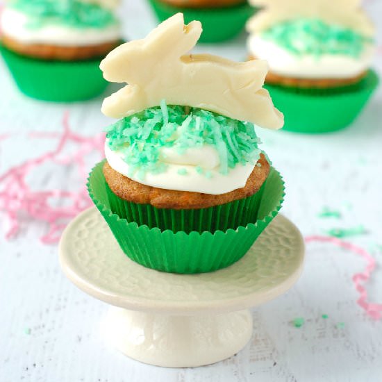 Fudge Bunny Cupcake Toppers
