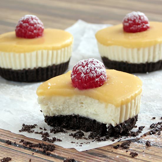 Lemon Tofu Cheesecake Bites
