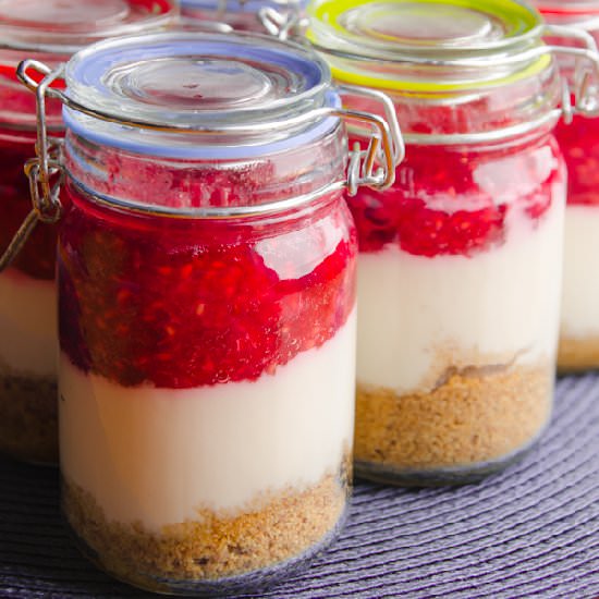 Cheese Cake in a Jar