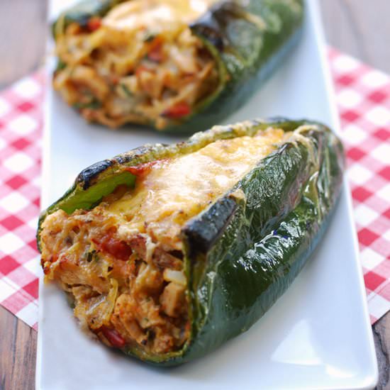 Stuffed Poblano Peppers