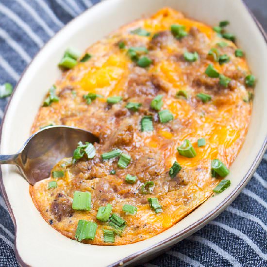 Everything Egg Bake for Two