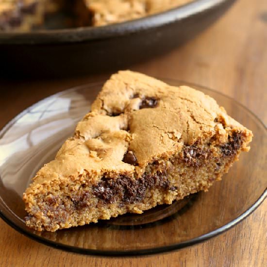 Chocolate Chip Skillet Cookie
