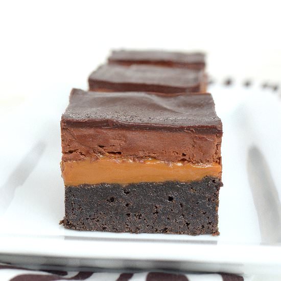 Caramel Milky Way Brownies