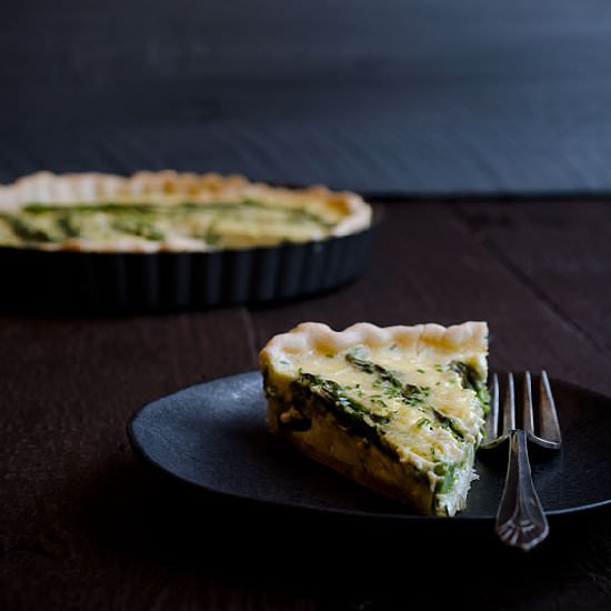 Asparagus Quiche