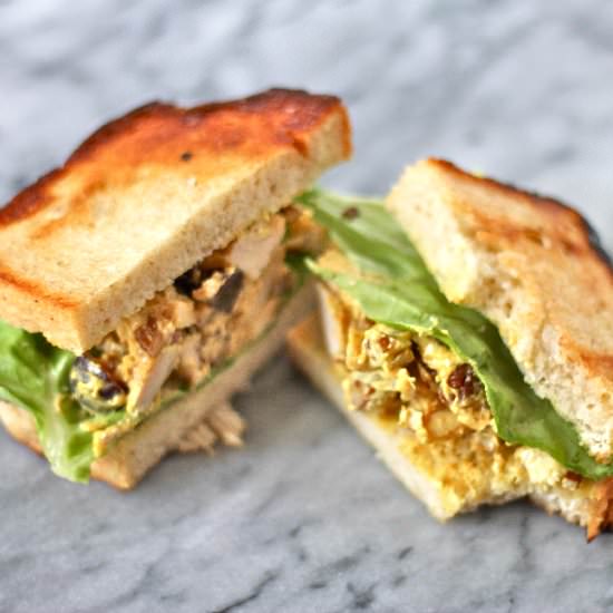 Curry Chicken Salad Sandwiches