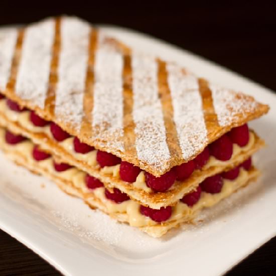 Raspberry Mille Feuille